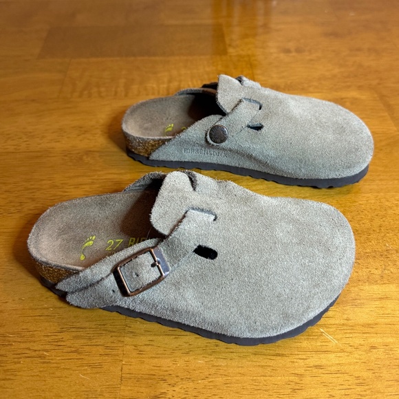 Birkenstock Youth suede leather mule slip on size 27 - Picture 1 of 10
